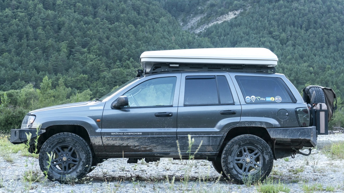 Portapacchi AcayX per Jeep Grand Cherokee WJ e WG